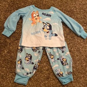 Fleece Bluey PJ set